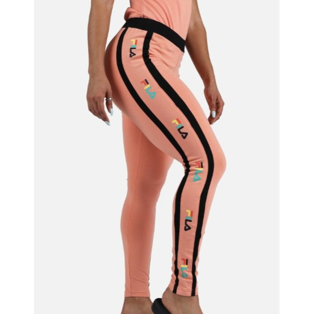 FILA x DTLR Peach Orange Willow Tights Athletic Pants, NWT! Size Medium